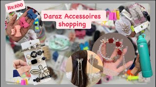 DARAZ X KOREAN ACCESSORIES HUAL || Huge daraz shopping haul 🛍 ✨