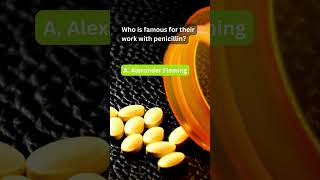 Who is famous for their work with Penicillin? #sciencefather #penicillin #medicine