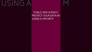 Stop Using Public WiFi! 🛑 Here’s Why #TechThrillMatrix