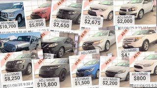 Great cars for less prices at auction