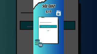 Test your SQL knowledge #quiz #quiztime #quizchallenge #it #technology #sql #database