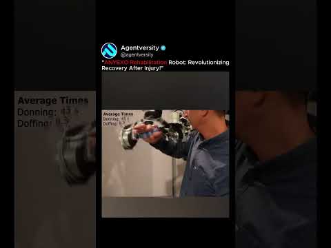 "ANYEXO Robot: Revolutionizing Injury Rehabilitation!"