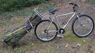 The Bushcraft Camping Bicycle Travois
