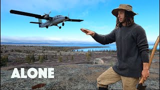 Surviving Labrador | Tipi Smoke House, Traditional Logging, Primitive Cooking Ep-3
