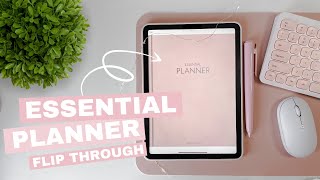 Essential Planner Flip Through | The Only Digital Planner You Will Ever Need￼ | iPad Planner