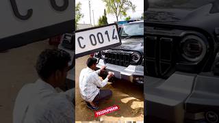Fancy Number for our New Thar Roxx AX7L Diesel Manual