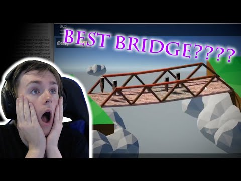I Made a Bridge Building Game!! | Unity 3D
