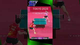 Best Points Chen Meng vs Sun Yingsha #卓球 #tabletennis #sports #worldtabletennis #pingpong #shorts