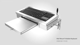 Pharma Cleanroom and Biotech Manufacturing | ARISTA Wall Mount Foldable and Waterproof Keyboard