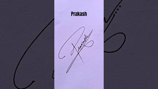 Prakash signature🥀🖋️❤️ #hncreation #signature #autographs #vural $$$