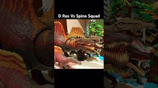 D Rex Vs Spinosaurus Squad | Jurassic World Rebirth #jurassicworldrebirth #spinosaurus #drex