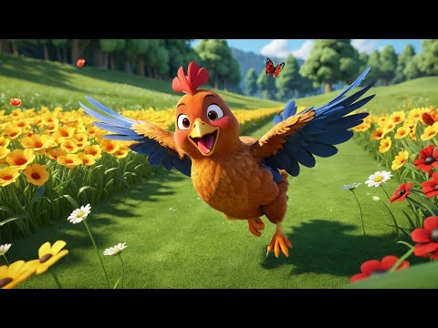 Five Little Chickens in the Barn | Fun Farm Song for Kids | Barnyard Counting Adventure