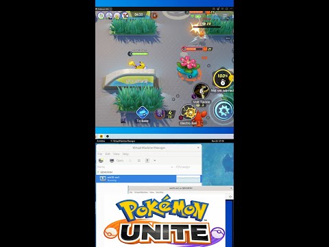 Pokémon UNITE double emulation with VFIO #shorts