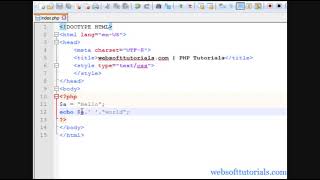 Php tutorials in hindi   urdu   11   concatenation operator in php | PHP Master | Learning