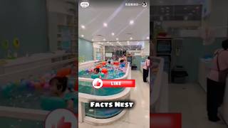 Children's enjoying in swimming pool 🤗🥰#cartoon #chinesedrama #facts #factswood