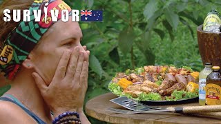Teams Fight to Win an Aussie BBQ Feast | Survivor Official