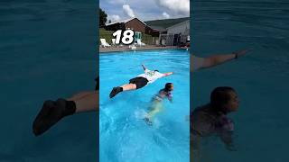 BELLY FLOP COMPETITION! 😂