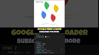 Animated Google Page Loader Using #html #css #shorts #coding