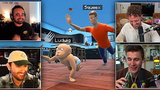 Ludwig, Squeex, Atrioc, & Stanz playing "Who's Your Daddy?!"