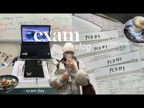 EXAM VLOG 🎥 final revision, study hermit mode & exam day