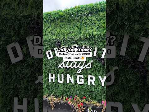 Did you know Detroit has over 8000 restaurants 🤯🌇 Head to our website to sign up today! #Detroit