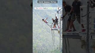 bungee jumping highest in india ♥️ Rishikesh