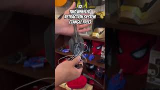 Why our V2 webshooter is better than our V1 ❤️🕷 #marvel #spiderman #webshooter #spiderverse #shorts