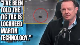 BURLISON says he has been told that the TIC TAC UFO is Lockheed Martin technology.