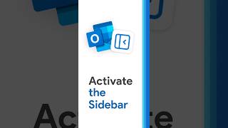 How to ACTIVATE the sidebar in Outlook [Quick Outlook Tutorial] #quicktutorial #sidebar #microsoft