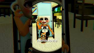 Ballerina Cappuccina was his new neighbor ☕️ || Roblox Edit #roblox #shorts