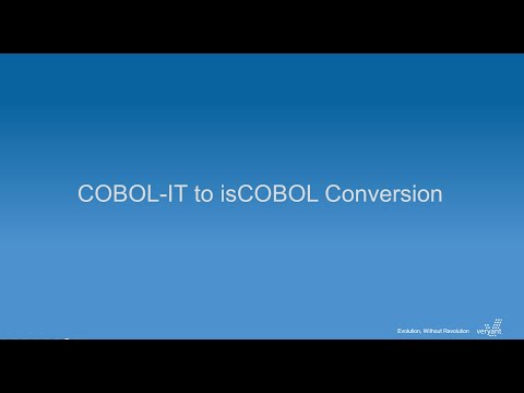 COBOL IT Conversion