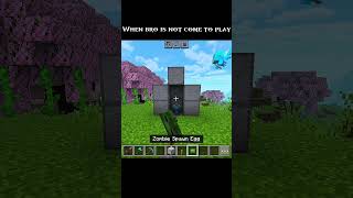 Alone in Minecraft? I Built My Own Bro 💀❤️ #minecraftshorts