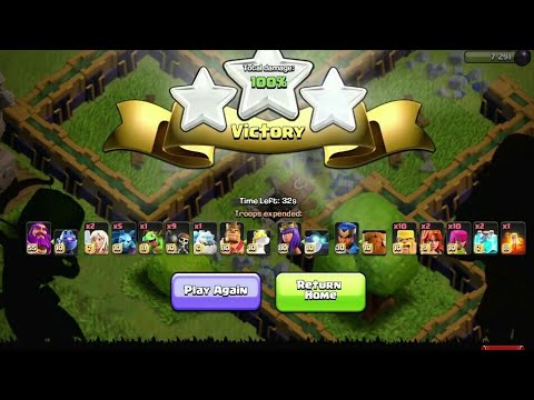 Clash of clans || epic jungle challenge || how to 3 star