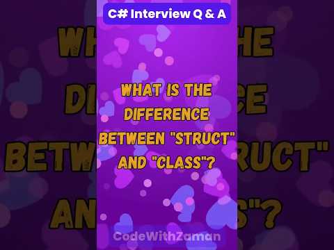 Struct vs Class in C# Explained: The Ultimate Beginner’s Guide 🚀