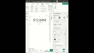Card Visual #powerbi #powerbitutorial #businessintelligence #datavisualization #shorts @KTAnalytics