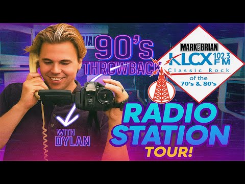 Dylan Tours KLCX 1023 FM Studios on July 17 1996