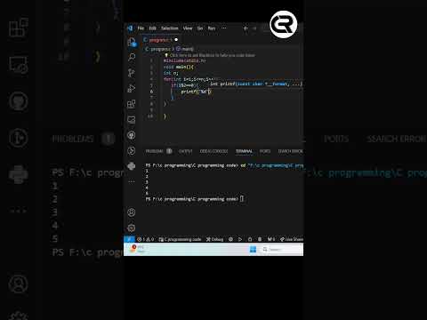 Print Even number in C programming #even #number #c #coderroot #programmer #hacker #shorts #treand