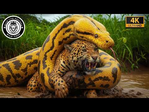 Anaconda vs Jaguar – The Deadly Battle of the Predators #wildlife | Wildlife Documentary