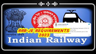 RRB JE 2023 || NOTIFICATION UPDATES || EXAM DATES?? || TOTAL VACANCIES??||