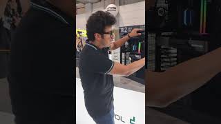 Deepcool chase away the heat 😂 #deepcool #coolers #computex2025