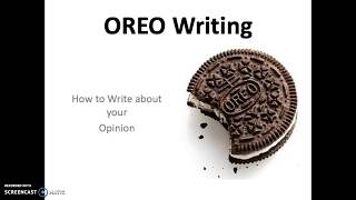 OREO Opinion Writing