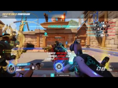 Overwatch: Symmetra Teamkill is a thing of beauty.
