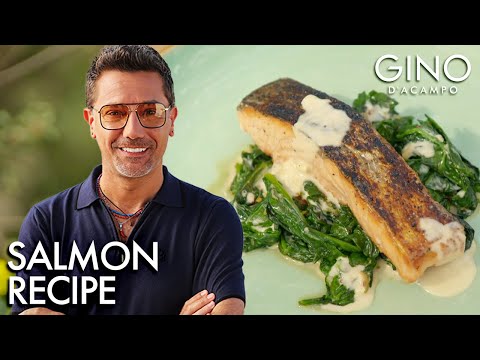 Flambé Salmon PERFECTLY With These Steps | Gino D'Acampo