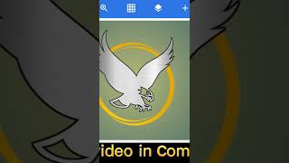 How to make Eagle Logo Design with Pixellab on Android #kcreative #editing #tutorial
