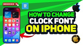 How to Change Clock Font on iPhone Lock Screen 2025