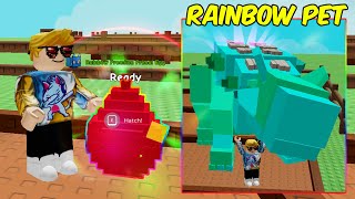 Spending All My Robux To Hatch Rainbow Pets in Grow a Garden