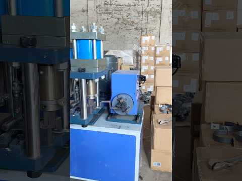 CNC Flat iron hoop forming machine.