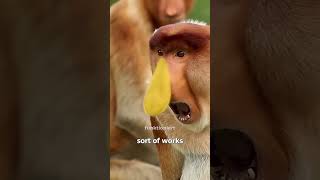 Der Nasenaffe und seine einzigartige Nase #affe #nase #lüstig #grossenase