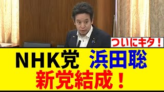 NHK Party member Satoshi Hamada plans to form a new party