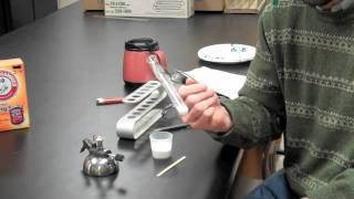 Sampling of Reactions: Decomposition of Sodium Bicarbonate